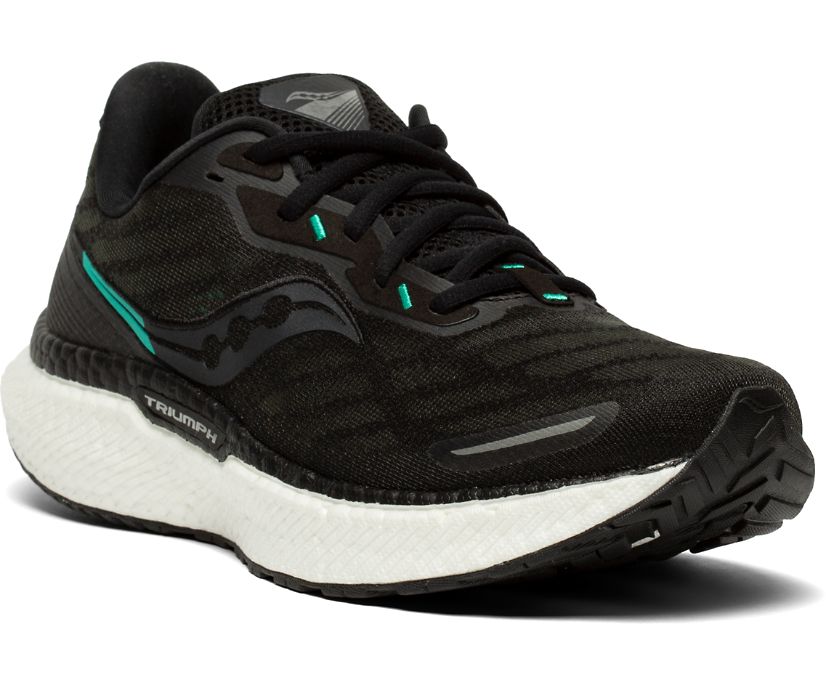 Női Saucony Triumph 19 Futócipő Fekete Fehér | HU 830NWY